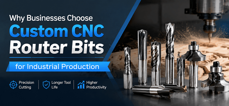Why Businesses Choose Custom CNC Router Bits for Industrial Production